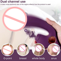 Vibrateur sexuel en silicone souple, étanche IPX7, pour massage vaginal, clitoridien, des mamelons et du point G