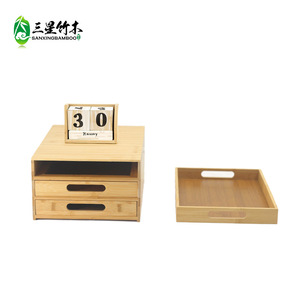 Japanese-style bamboo <b>storage</b> <b>box</b>, multi-layered multi-functional <b>drawer</b> <b>box</b>, jewelry <b>box</b>, miscellaneous items <b>storage</b> <b>box</b> for - Product Image 3