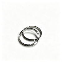 Custom CNC Turned Stainless Steel Split Retaining Ring CNC Machined Split Lock Circlip for Axial Positioning & Bearing Retention