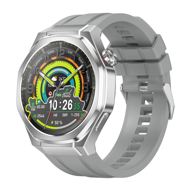 2025 Watch 5 Ultra IP67 Outdoor Sport Smartwatch Large 50mm Screen Long Battery Life BT Call Heart Rate Monitor for Men