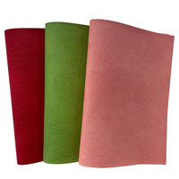 Pu Faux Cuir Synthétique Tissu Solide Faux Cuir Épais 0.7mm Vinyle Feuilles De Cuir Synthétique pour Arcs Boucles D'oreilles Bricolage Artisanat