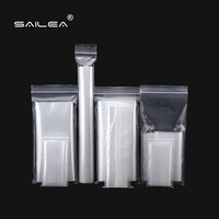 Sacs PE transparents refermables à fermeture éclair, étanches et hermétiques, avec marquage à chaud, pour aliments pour animaux, gelée, lait, diverses tailles (8-20 microns), fins