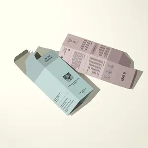 Caixa de papel cartão kraft lisa quadrada para produtos de atacado com impressão a cores personalizada Eco