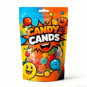 ถุงใสแบบตั้งตรงสำหรับใส่ขนม  ทดลองใช้ฟรี  ขั้นต่ำในการสั่งซื้อน้อย  ผลิตตามความต้องการ  ปลอดภัย - Product Image 1