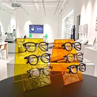 Support de présentation pour lunettes en acrylique transparent à 3 niveaux, étagère de rangement multi-grilles pour lunettes de soleil