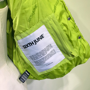 سترة محبوكة من النايلون عالية الرقبة, سترة محبوكة من ألياف النايلون عالية الرقبة على شكل نموذج منسوج ، سترة منسوجة بتقنية المنتفخة تقنيًا للرقبة ، سترة منسوجة من ألياف النايلون المبطنة - Product Image 6