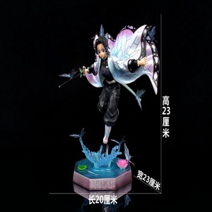 หุ่นโมเดลรูปผีเสื้อทำจาก PVC, หุ่นอะนิเมะขนาด9นิ้วลาย Kimetsu NO yaiba Shinobu Kocho - Product Image 4