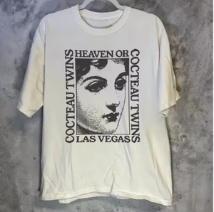 Rare Cocteau Twins T-shirt vintage ispirata al vintage, in cotone, da concerto, a maniche corte, da uomo e da donna, estiva, girocollo, in cotone - Product Image 1
