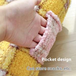 Venta al por mayor de material de tela ecológico, sofá cama para perros, embalaje de cartón universal para todas las estaciones, extraíble, lavable, felpa, ojos grandes - Product Image 5