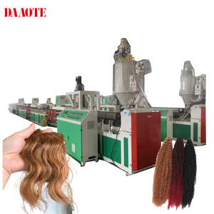 Fil synthétique PET/PBT/PP pour tresses/dreadlocks, cheveux <span class=keywords><strong>synthétiques</strong></span>, fibres, fils, cheveux en plastique, machine à fabriquer des perruques - Product Image 4