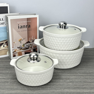 Marmite et Faitout en Céramique Moderne avec Couvercle – Sets d'Ustensiles de Cuisine Direct Usine - Product Image 6