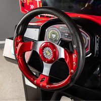 Grande machine de jeu de simulation de course HD pour enfants, commerciale, de luxe, à monnayeur, équipement d'amusement d'arcade pour défi de vitesse