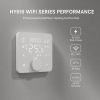 Termostato Inalámbrico Zigbee HY616RF 230V 3A para Calefacción por Suelo Radiante y Caldera