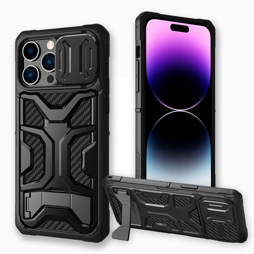 Nillkin Shockproof Armor Magnetic Phone Case With Desktop Vertical Stand  case for iPhone 14 Pro Max