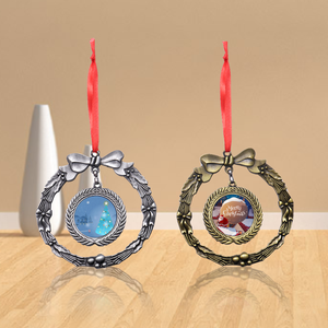 DIY персонализированные домашние Семейные Рождественские украшения Рождественские елочные украшения сублимационные рождественские украшения - Product Image 2