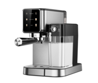 Machine à café expresso automatique électrique professionnelle à haute précision avec réservoir à lait pour cappuccino et latte