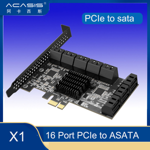 5/10/16/24 cổng SATA PCI nhanh mở rộng thẻ để PCI-E điều khiển <span class=keywords><strong>PCIe</strong></span> để SATA thẻ SATA3.0 Adapter thêm vào thẻ cho hdd ssd - Product Image 2