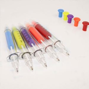 2 in 1 Injection Syringe Highlighter with Ballpoint <b>Pen</b> for Promotional <b>Gift</b> - Product Image 3