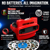 Visualizzatore di Foto 3D Retrò per Bambini Certificato CPC, Visore di Diapositive Personalizzato, Souvenir Aziendale, Regalo per Eventi, Vendita all'Ingrosso