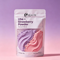Complément alimentaire à base d'extraits végétaux Hrebal, mélange de poudre d'igname violette et de cacao de qualité supérieure pour desserts, thés au lait et pâtisseries