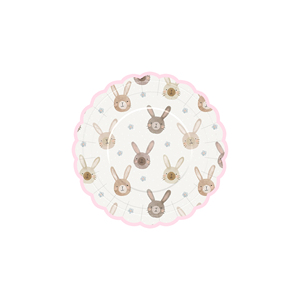 DAMAI Happy <b>Easter</b> Theme with Little Bunny Disposable Party Paper Plates Cups <b>Napkin</b> Rabbit Pattern Tableware Set - Product Image 4