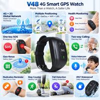 Montre GPS 4G, bracelet de suivi pour personnes atteintes d'Alzheimer, personnes âgées, enfants atteints d'autisme, sécurité, suivi GPS en temps réel pour les personnes âgées