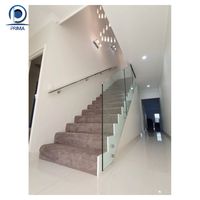 Système de balustrade de balcon et d'escalier en aluminium résistant aux intempéries PRIMA, contemporain et facile à installer pour les projets commerciaux