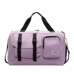 Sac de sport imperméable haute capacité, séparation sec/humide, compartiment à chaussures personnalisé en nylon avec fermeture éclair, pour hommes et femmes, idéal pour les voyages - Product Image 5
