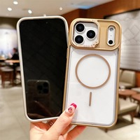 Coque de téléphone transparente antichoc de luxe avec cadre blindé, nouveau design, pour iPhone 17 16 15 14 13 Pro Max Air Plus