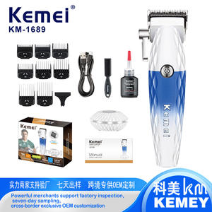 Tondeuse à cheveux électrique Kemei KM-1689 rechargeable avec une puissance élevée pour usage familial - Product Image 4