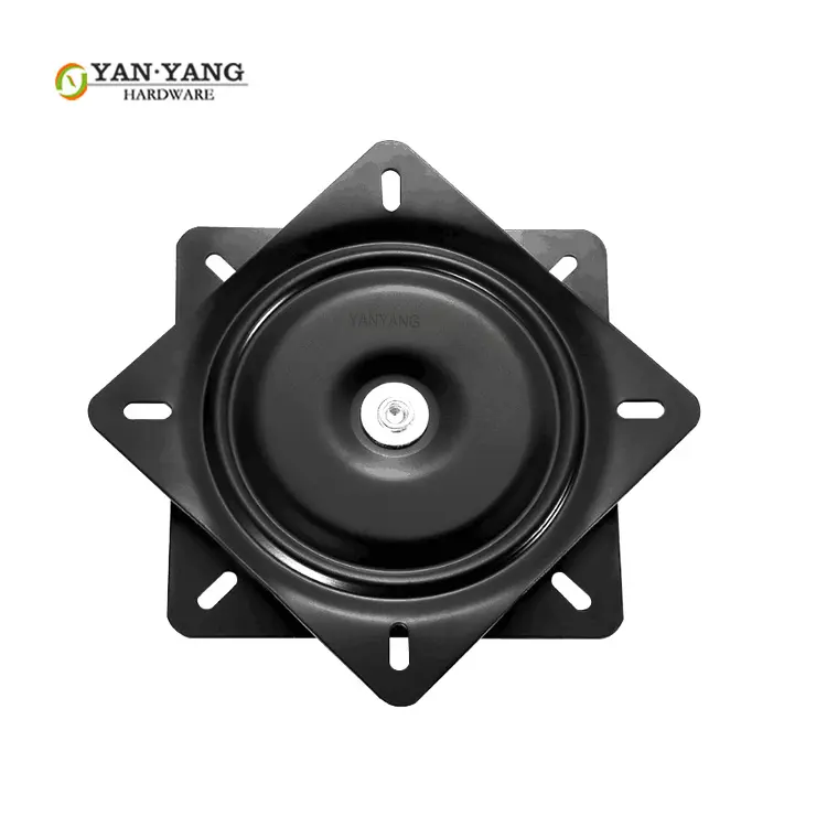 Yanyang Factory 6Inch Metal Furniture Swivel Plate For Sofa Chair Square Swivel Plate Mechanism