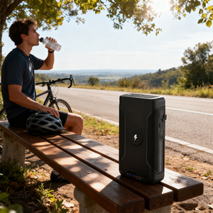 Generador Solar Portátil Mini de 18W 60W 70W, Banco de Energía con Entrada AC/DC, Carga Inalámbrica USB para Camping - Product Image 6