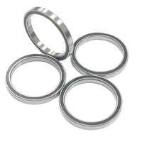 Roulement à billes à gorge profonde étanche à paroi mince 6706-2RS, précision P0, haute qualité, 30x37x4mm, en acier chromé, pour ventilateur domestique, vente en gros