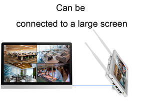 Комплекты систем охранной записи XONZ <span class=keywords><strong>CCTV</strong></span>, популярные мини-стильные беспроводные универсальные с ЖК-экраном и 4-канальными камерами NVR Wi-Fi комплекты - Product Image 4