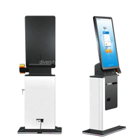 Tablette à fenêtre Android numérique Commande automatique Paiement en espèces Kiosque de commande automatique pour restaurant