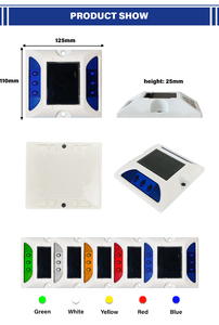 Marcadores de Carretera Solares, Reflectantes, Impermeables IP68, Tipo Ojo de Gato, para <span class=keywords><strong>Seguridad</strong></span> <span class=keywords><strong>Vial</strong></span> - Product Image 2