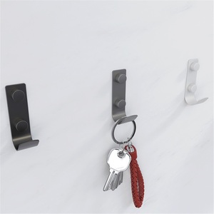 Iron Modern Wall-Mounted Door <b>Hook</b> with Flexible Design for Bedroom Porch Bathroom Kitchen Storage - Product Image 3