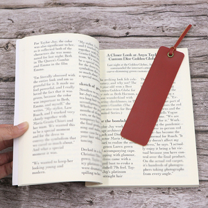 Marcapáginas <span class=keywords><strong>de</strong></span> Cuero PU RTS con Etiqueta, Marcador <span class=keywords><strong>de</strong></span> Páginas <span class=keywords><strong>de</strong></span> Papel Promocional, Reutilizable, <span class=keywords><strong>Regalos</strong></span> Encantadores <span class=keywords><strong>para</strong></span> Amantes <span class=keywords><strong>de</strong></span> los Libros y Profesores - Product Image 2