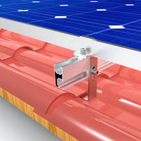 Système de montage de panneaux solaires, 10 emplacements pour montage sur toit, Module domestique