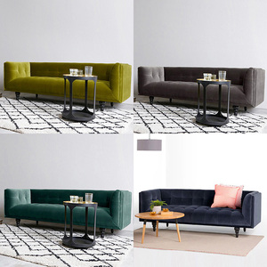 Factory Oem <strong>Custom</strong> Made Sectional <strong>Velvet</strong> Fabric Private Meeting Couch Living Room Hotel Upholstery Leisure <strong>Sofa</strong>