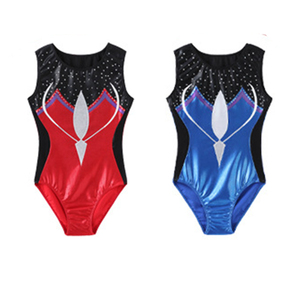 Body Senza Maniche per Ragazze, Abbigliamento per Allenamento in Palestra e Danza, Leotard da Ginnastica per Bambini con Strass a Forma di Fiore in Vendita - Product Image 1