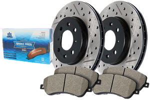 Wholesale New Front Rear <b>Disc</b> Rotor Set for Car Ceramic Drill Pad - Product Image 4