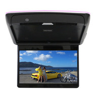 Nouvel écran de divertissement pour siège arrière de voiture, 12,2 pouces TFT LCD LED 1920*1200 IPS FHD Android 16, inclinable, avec télécommande USB et radio FM stéréo