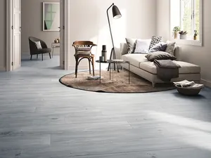 4.5mm Light Grey EIR SPC Provence Oak PVC Tiles Flooring Interlocking Plastic Floor Tile