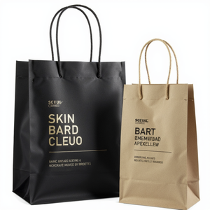 Bolsas de papel ecológicas con logotipo impreso personalizado Bolsas de papel Kraft de impresión al por mayor Bolsas de papel de alta calidad con su propio logotipo - Product Image 3