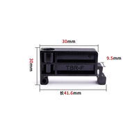 Support d'extrémité de bornier sur rail DIN EW-35, clips de fixation, type à vis, pour rail de 35 mm de largeur
