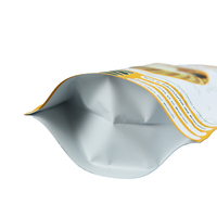 Sacs d'emballage alimentaire en plastique mat transparents avec fermeture éclair, personnalisables avec logo, pour riz, qualité alimentaire