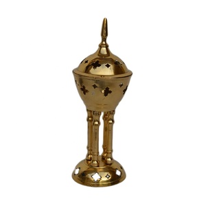 กระถางธูปทองเหลืองทั้งชิ้น - Product Image 1
