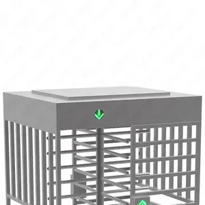 Открытый полноразмерный турникет механизм для контроля доступа лица в полный рост турникет ворота