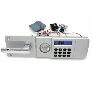 Serrure à clavier électronique avec tige longue, poignée chromée sécurisée et cylindre à clé maîtresse pour <span class=keywords><strong>coffre</strong></span>-<span class=keywords><strong>fort</strong></span> ignifuge, armoires à dossiers - Product Image 2